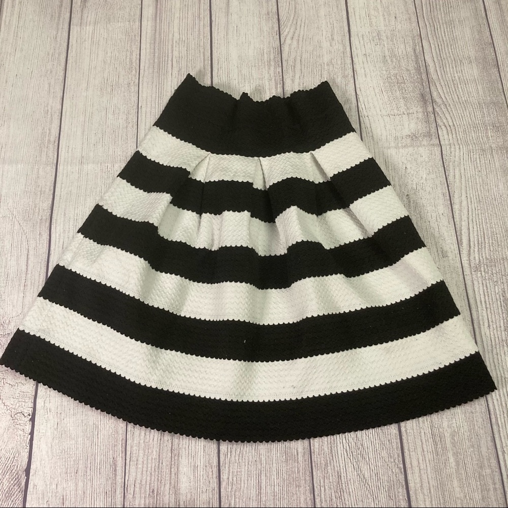 Ann Taylor Ribbon Stripe Full Skirt